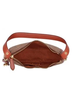 Outlet ???? Coach ???? COATED CANVAS SIGNATURE LUNA SHOULDER BAG - ???? Handbag - B4/tan Rust ???? -Coach Shop 7fe3e7a34ca449c897336f37d7096854