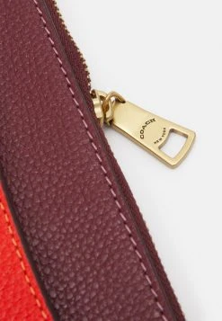 Brand new ???? Coach COLORBLOCK ZIP WRISTLET - Wallet - Red Orange Multi ???? -Coach Shop 8444a2215431492cb2f8a03970cec7a5