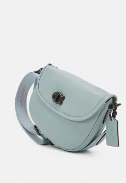 Cheap ???? Coach POLISHED PEBBLE WILLOW SADDLE BAG - Across Body Bag - Aqua ???? -Coach Shop 87e6179bc25a451485b8c864b929a81c