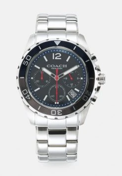 Outlet ???? Coach KENT - Chronograph ⌚ Watch - Silver-coloured/blue ????