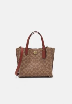 New ???? Coach SIGNATURE WILLOW TOTE - ???? Handbag - Tan Rust ⭐
