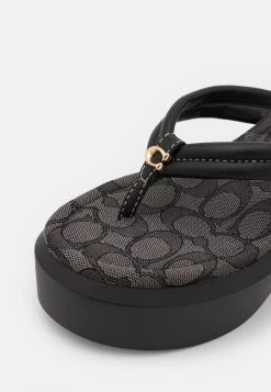 Deals ⌛ Coach FRANKI - T-bar ???? Sandals - Black ???? -Coach Shop 98e9f26a0ee74f27a7f9051aec89f753