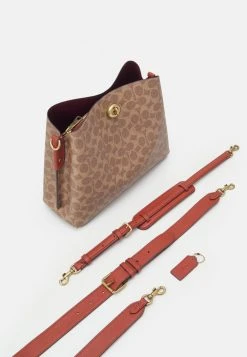 Flash Sale ???? Coach SIGNATURE WILLOW SHOULDER BAG - ???? Handbag - Tan/rust ❤️ -Coach Shop 99506e11254f41a19ed554674bc646b0