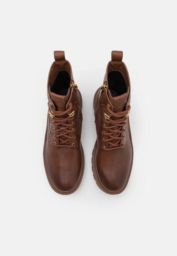 Best deal ???? Coach CITYSOLE BURNISHED - Lace-up Ankle ???? Boots - Saddle ???? 4 Best deal ???? Coach CITYSOLE BURNISHED - Lace-up Ankle ???? Boots - Saddle ???? - Image 4