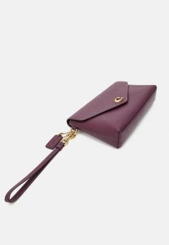 Best Pirce ???? Coach CROSSGRAIN WRISTLET - Clutch - Deep Berry ???? -Coach Shop a364f9517e6945a2b687278c64fab353