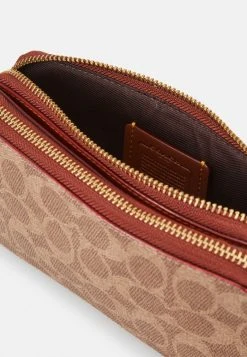 Cheap ???? Coach COLORBLOCK ???? COATED SIGNATURE KIRA CROSSBODY - Across Body Bag - Tan Rust ???? -Coach Shop a733d25b05954247bdd4f86e2815e142