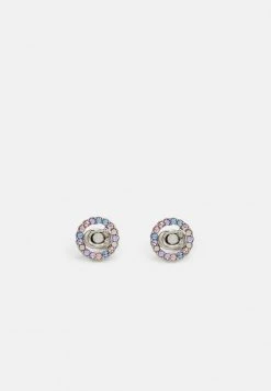 Wholesale ???? Coach STUD EARRINGS - Earrings - Silver-coloured/blue Multi ????