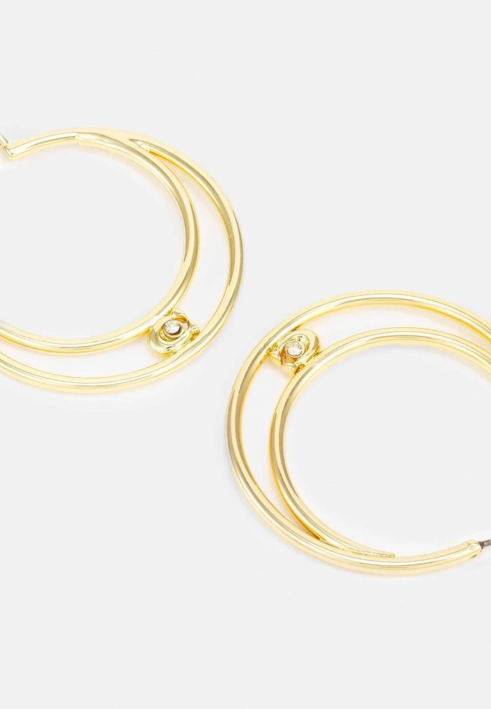 Cheap ???? Coach DOUBLE HOOP EARRINGS - Earrings - Gold-coloured ???? 3 Cheap ???? Coach DOUBLE HOOP EARRINGS - Earrings - Gold-coloured ???? - Image 3