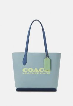 Outlet ???? Coach COLORBLOCK KIA TOTE - ???? Handbag - Aqua Multi ????