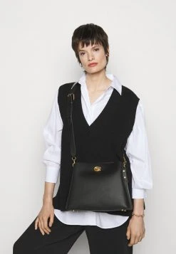 Cheapest ???? Coach POLISHED PEBBLE WILLOW SHOULDER BAG - ???? Handbag - Black ✨