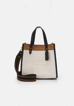 Coach Shop 4 Best Sale ✔️ Coach COLORBLOCK BADGE FIELD TOTE WITH CROSSBODY - ???? Handbag - Chalk/multi ????