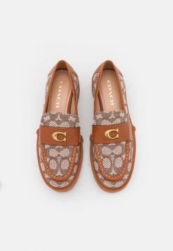 Best Sale ???? Coach LEAH LOAFER - Slip-ons - Cocoa/burnished Amber ⭐ -Coach Shop ba6cfaee47234c598d6a17d538eeef3b