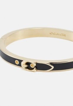 Best Sale ✨ Coach C BUCKLE THIN BANGLE - Bracelet - Gold-coloured/black ⭐ -Coach Shop c253e0b97d0e45628d6d7800f5da89d3
