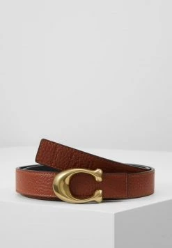 Flash Sale ⭐ Coach SCULPTED REVERSIBLE BELT - Belt - Saddle ???? -Coach Shop c377d32a4ce94d3f8a99e7c658c26aee