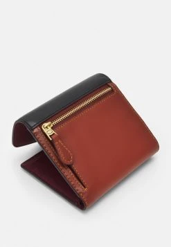 Budget ???? Coach COLORBLOCK ???? COATED SIGNATURE SMALL WALLET - Wallet - Tan Black ???? -Coach Shop c8c1e358cc154caea485121668d44ef3