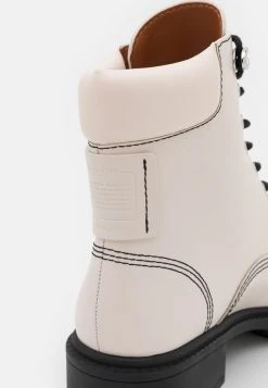 Coupon ???? Coach LORIMER BOOTIE - Lace-up Ankle ???? Boots - Chalk ???? 13 Coupon ???? Coach LORIMER BOOTIE - Lace-up Ankle ???? Boots - Chalk ???? -Coach Shop c90f8d2e5afb4b34a31c951a2bb13af4