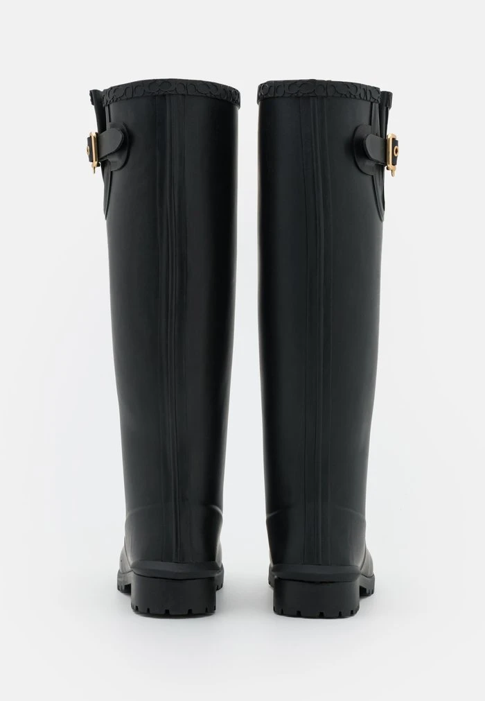Best deal ⌛ Coach RILEY RAIN BOOT - Wellies - Black ???? 4 Best deal ⌛ Coach RILEY RAIN BOOT - Wellies - Black ???? - Image 4