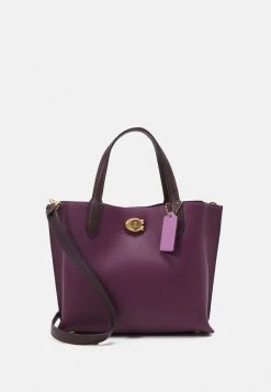 Outlet ⌛ Coach WILLOW TOTE - ???? Handbag - Deep Berry ❤️