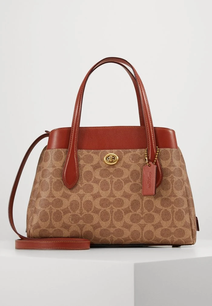 Budget ❤️ Coach SIGNATURE LORA CARRYALL - ???? Handbag - Tan Rust ???? 2 Budget ❤️ Coach SIGNATURE LORA CARRYALL - ???? Handbag - Tan Rust ???? - Image 2