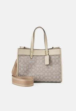 Hot Sale ???? Coach SIGNATURE FIELD TOTE - ???? Handbag - Stone Ivory ????