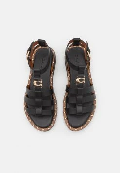 Wholesale ???? Coach GISELLE - ???? Sandals - Black ???? -Coach Shop d56ad30c8692499182fa4e75815b1a25