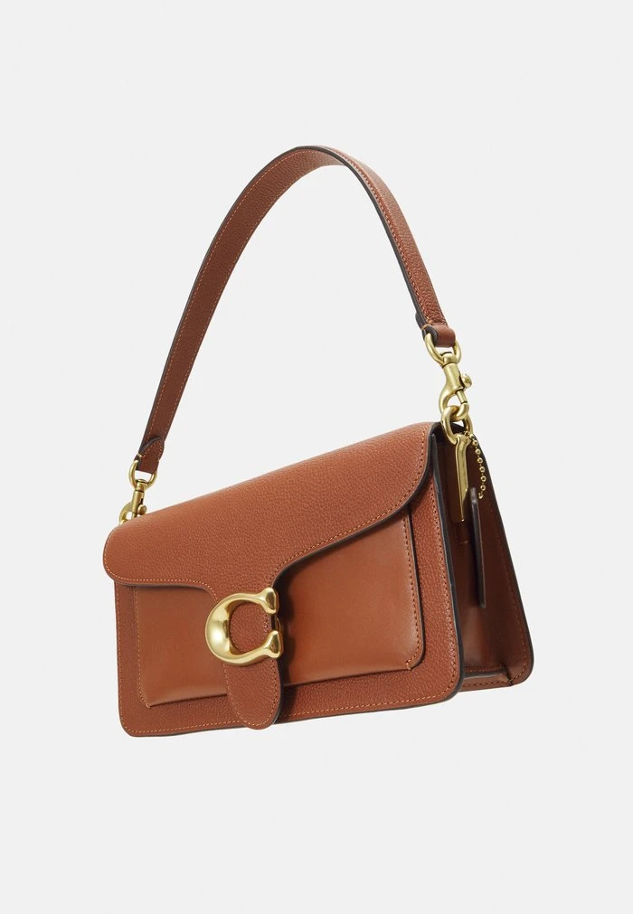 Outlet ???? Coach POLISHED TABBY SHOULDER BAG - ???? Handbag - Saddle ???? 4 Outlet ???? Coach POLISHED TABBY SHOULDER BAG - ???? Handbag - Saddle ???? - Image 4