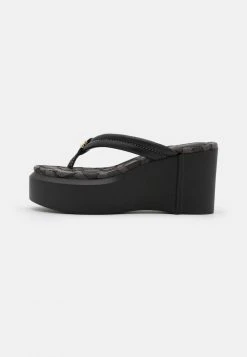 Deals ⌛ Coach FRANKI - T-bar ???? Sandals - Black ????