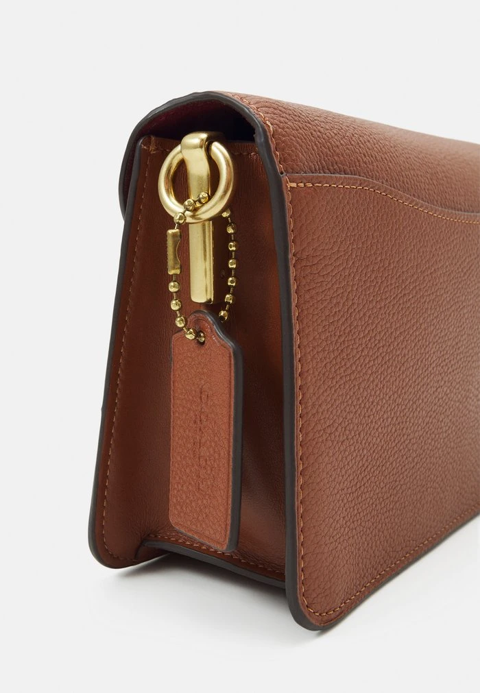 Outlet ???? Coach POLISHED TABBY SHOULDER BAG - ???? Handbag - Saddle ???? 5 Outlet ???? Coach POLISHED TABBY SHOULDER BAG - ???? Handbag - Saddle ???? - Image 5