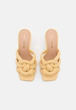 Discount ???? Coach KELLIE - Heeled Mules - Vanilla ???? 11 Discount ???? Coach KELLIE - Heeled Mules - Vanilla ???? -Coach Shop d9f78aeaba764351a0dc363d4c4d011e