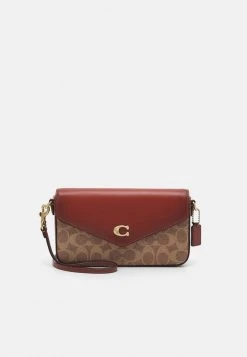 Deals ???? Coach SIGNATURE CROSSBODY - Across Body Bag - Tan/rust ????