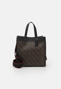 Cheap ???? Coach HORSE AND CARRIAGE TOTE - ???? Handbag - Black/brown ????