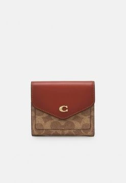 Coach Shop 24 Best Pirce ❤️ Coach COLORBLOCK SIGNATURE SMALL WALLET - Wallet - Tan Rust ✔️