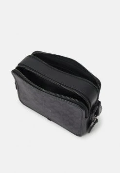 Coupon ???? Coach CHARTER CROSSBODY SIGNATURE ???? COATED UNISEX - Across Body Bag - Mottled Dark Grey ???? -Coach Shop e397462c09af463fa2dd239ed88f1dd3