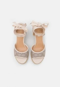 Buy ???? Coach PAGE WEDGE - Platform ???? Sandals - Stone/chalk ✨ 11 Buy ???? Coach PAGE WEDGE - Platform ???? Sandals - Stone/chalk ✨ -Coach Shop e4a47a7daa8d42b98498c44cc758843e