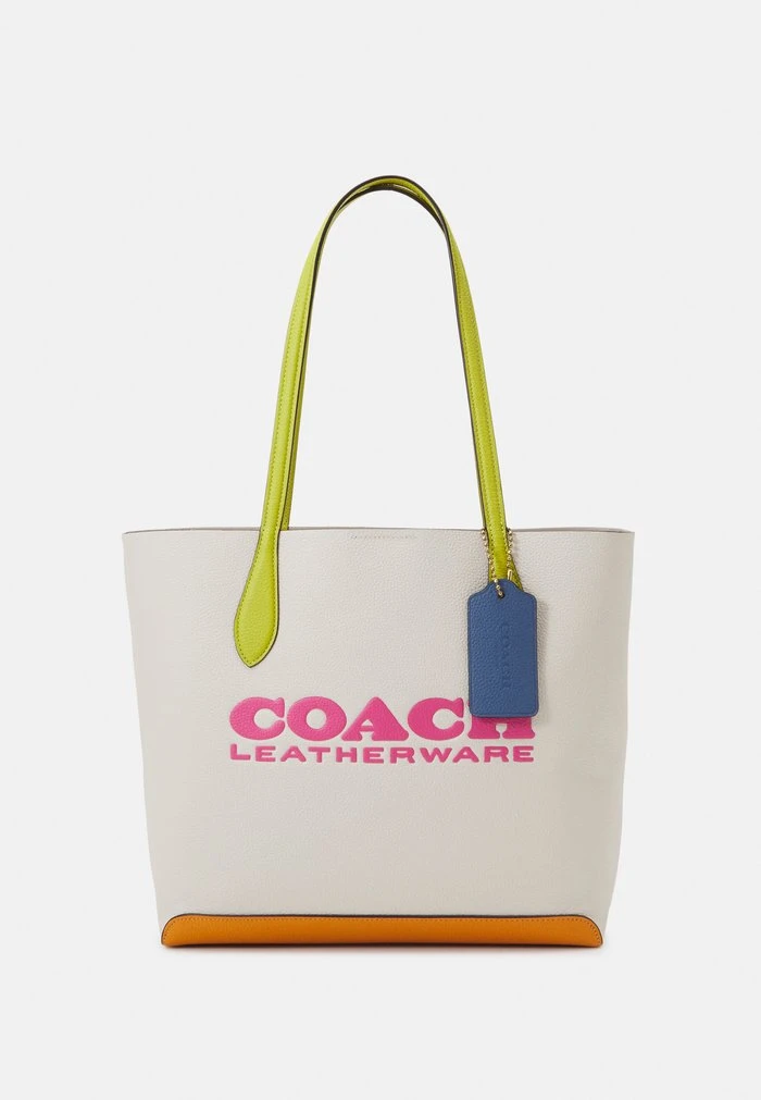 Buy ⭐ Coach COLORBLOCK KIA TOTE - ???? Handbag - Chalk Multi ???? 1 Buy ⭐ Coach COLORBLOCK KIA TOTE - ???? Handbag - Chalk Multi ????