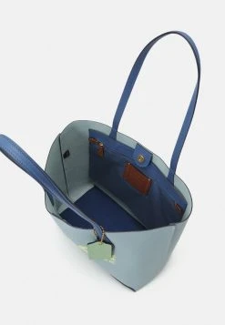 Outlet ???? Coach COLORBLOCK KIA TOTE - ???? Handbag - Aqua Multi ???? -Coach Shop e992233662544f21b00dc5a4c9580c85