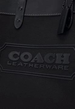 New ???? Coach FIELD TOTE WITH BADGE UNISEX - Tote Bag - Black ???? -Coach Shop eb2b9ac29ad94a69b98a99e87350541b