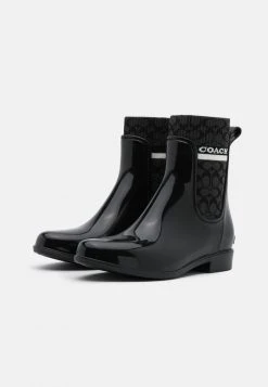 Outlet ???? Coach RIVINGTON RAIN BOOTIE - Wellies - Black ???? 9 Outlet ???? Coach RIVINGTON RAIN BOOTIE - Wellies - Black ???? -Coach Shop efb7391c30ff4918b91f775b57d0e59f