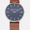 Wholesale ???? Coach CHARLES UNISEX - ⌚ Watch - Brown/blue ????