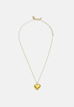 Promo ???? Coach HEART CHAIN NECKLACE - Necklace - Gold-coloured ????
