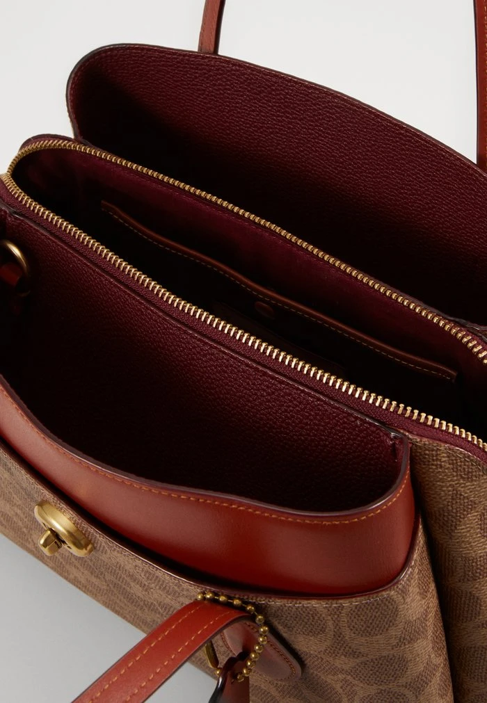 Budget ❤️ Coach SIGNATURE LORA CARRYALL - ???? Handbag - Tan Rust ???? 4 Budget ❤️ Coach SIGNATURE LORA CARRYALL - ???? Handbag - Tan Rust ???? - Image 4