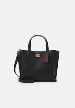 Coach Shop 32 Discount ???? Coach POLISHED WILLOW TOTE - Tote Bag - Black ⭐