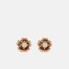 Deals ???? Coach MINI TEA ROSE STUD - Earrings - Rose Gold-coloured ✔️