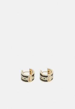 Cheap ???? Coach HOOP EARRINGS - Earrings - Gold-coloured/black ✨