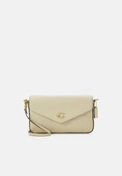 Outlet ???? Coach SIGNATURE CROSSBODY - Across Body Bag - Ivory ????
